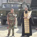 В Гюмрийском  гарнизоне священнослужители освятили технику российской  военной базы