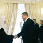 Встреча Патриарха Кирилла и О.А. Кувшинниковым 