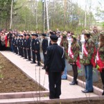 открытие Аллеи памяти погибшим войнам бригады