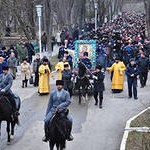 Икона Божьей Матери вернулась на родину в Спасский собор Пятигорска