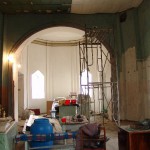 ремонт внутри храма